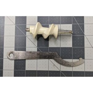 Moulinex Meat Grinder Model 252 Replacement Parts Worm Gear Auger and Wrench